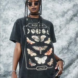 Dolls kill delias moth t shirt oversized
